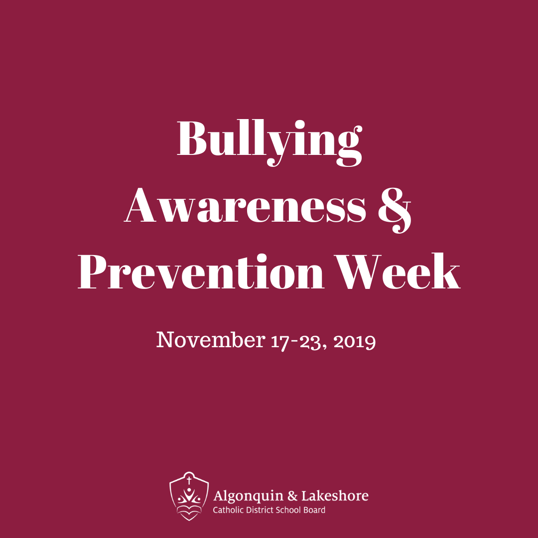 Bullying awareness and prevention week