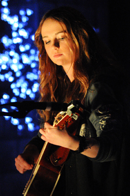 Student Abbey performs at the Christmas Coffeehouse.jpg