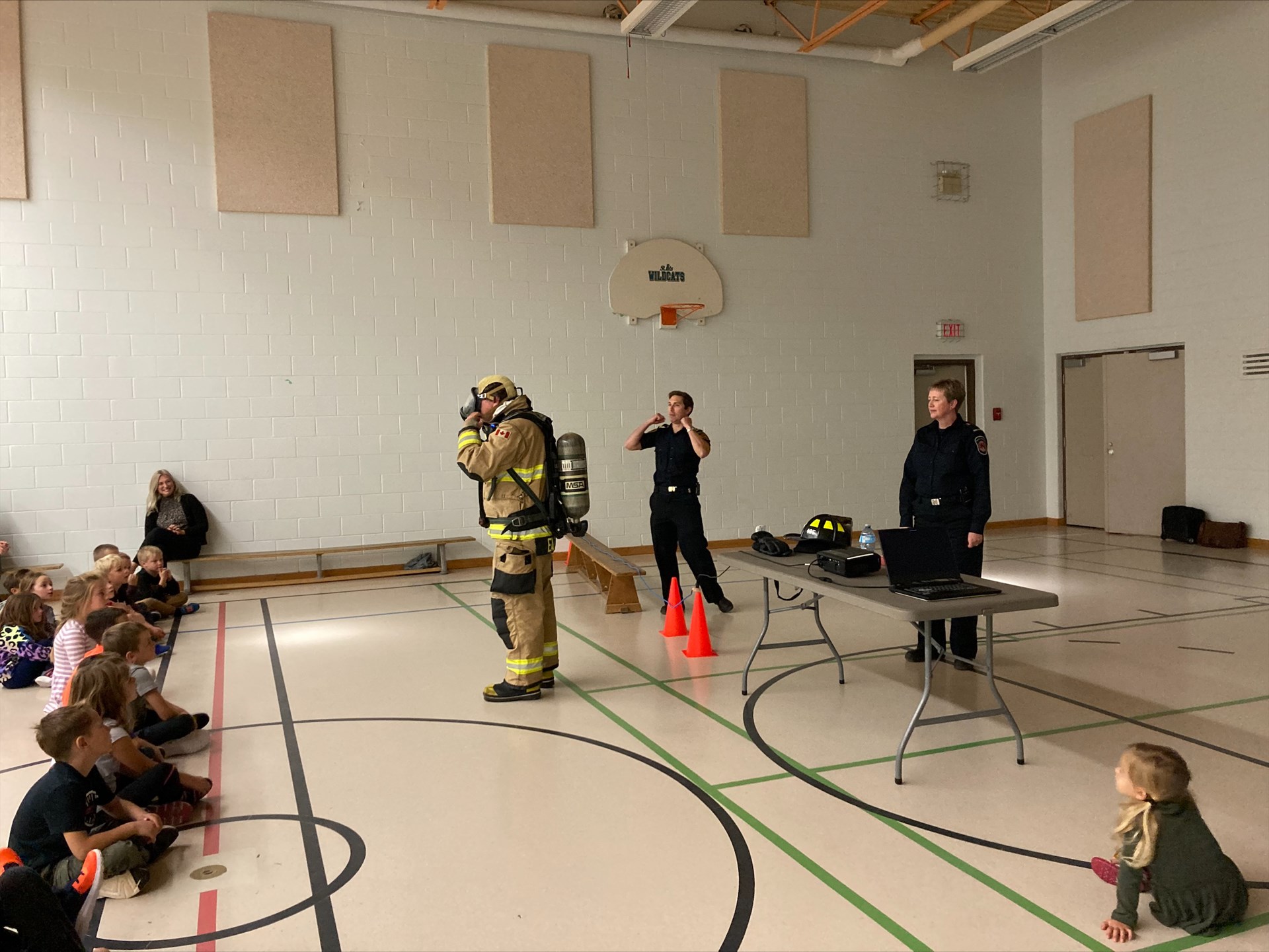  South Frontenac Fire Department visits the school