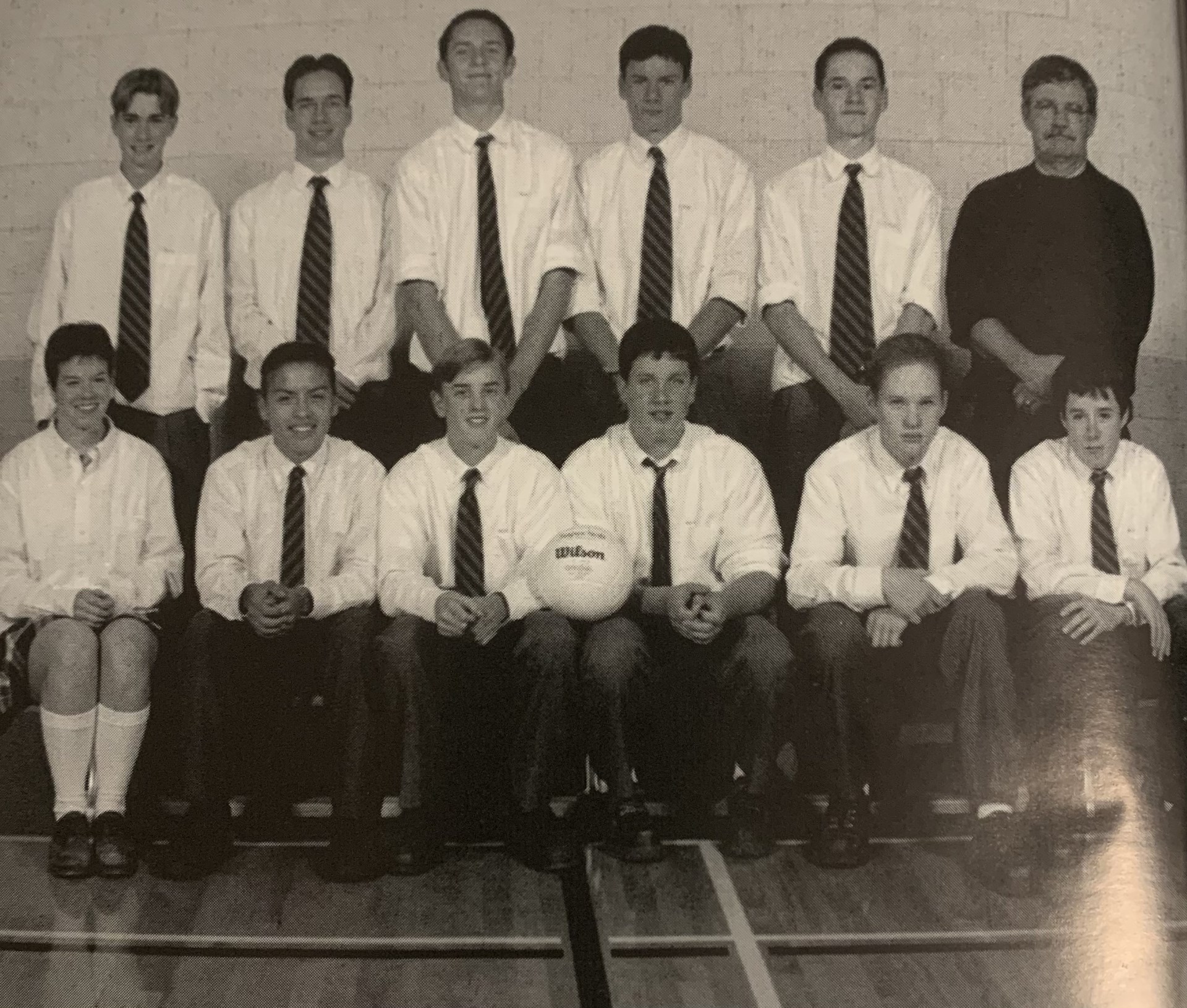 Junior Boys Volleyball Team 1998