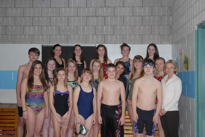 Holy Cross Swim Team 2012-2013