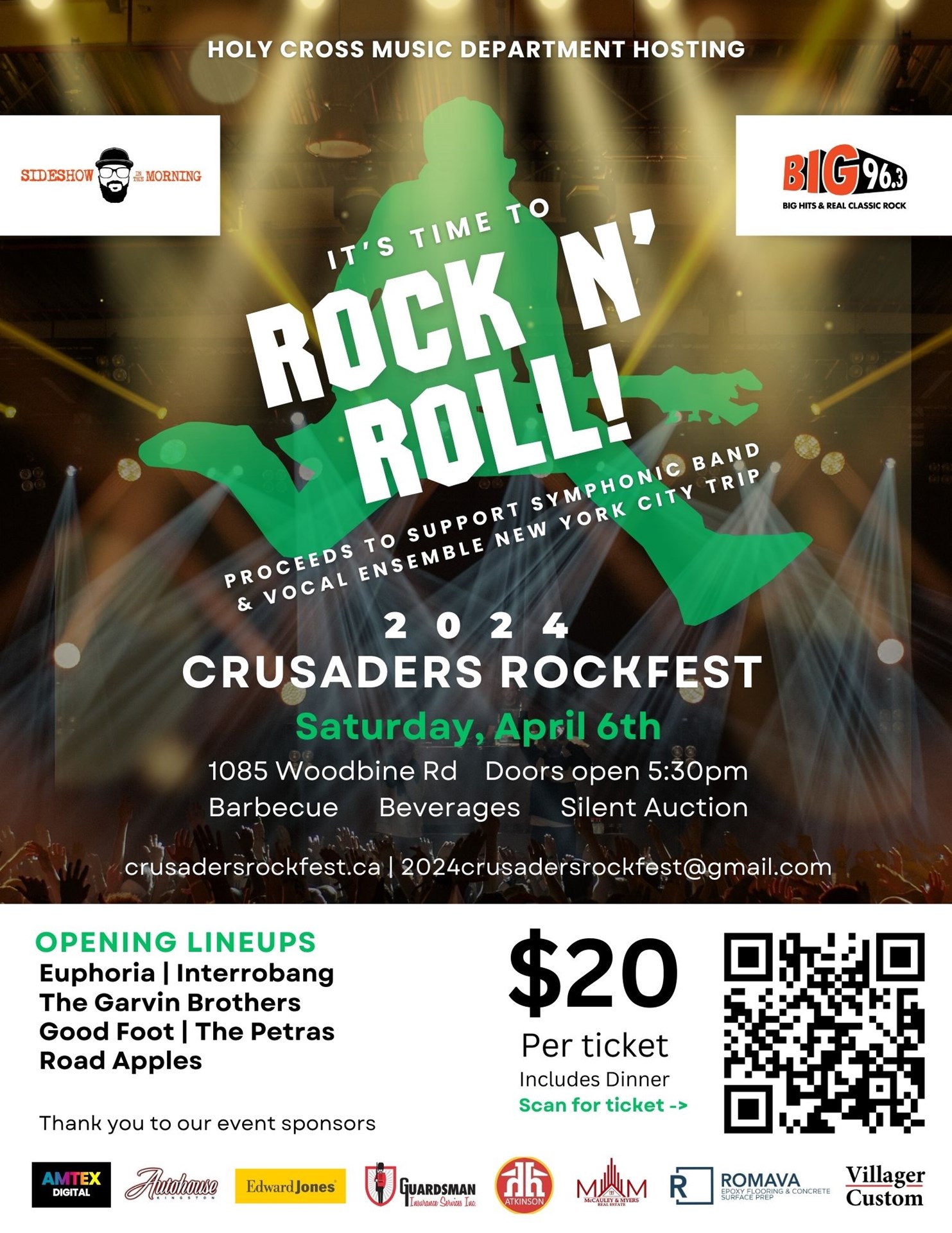 2024 Holy Cross Rockfest - Saturday, April 6th