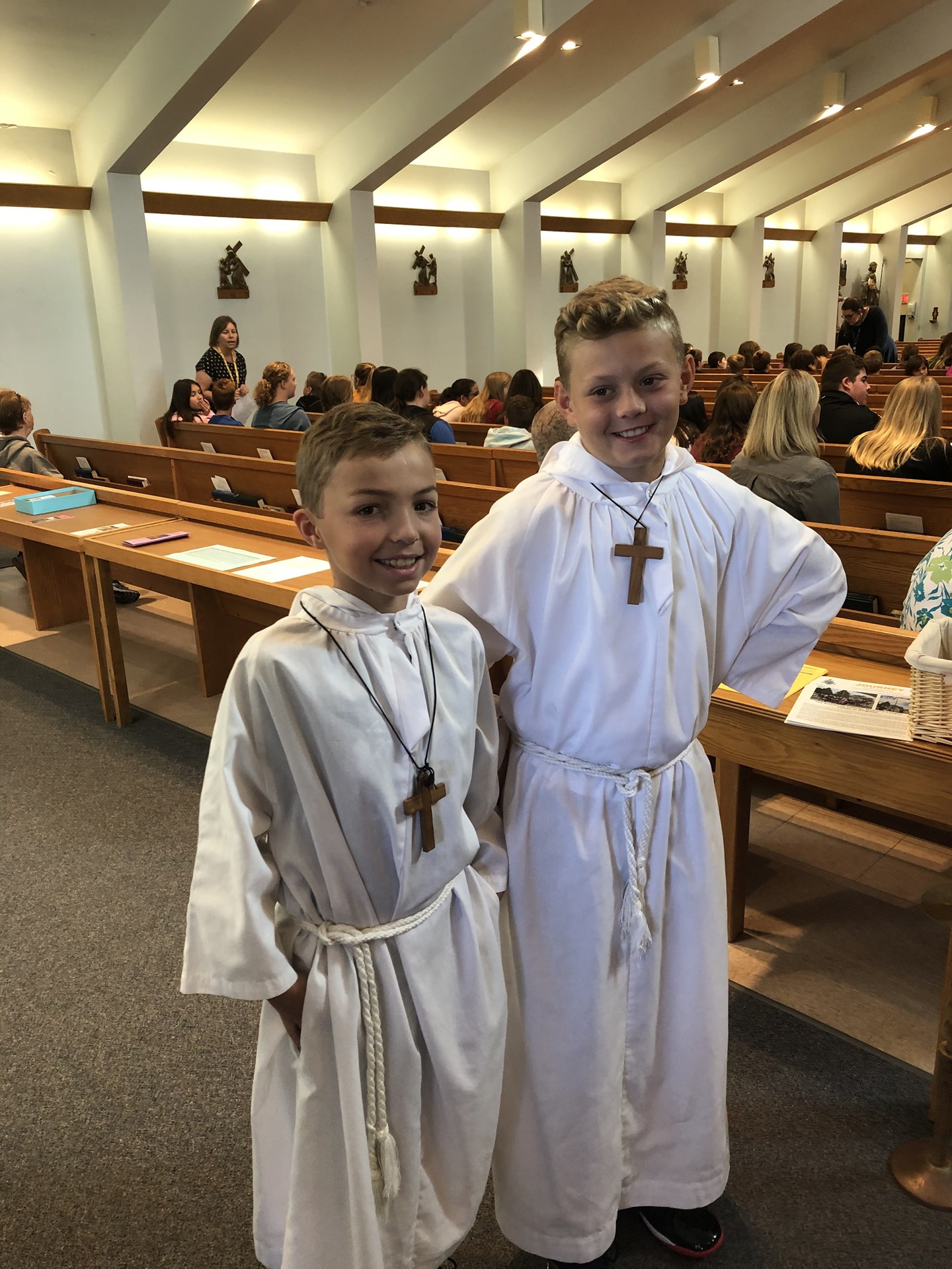 Alter boys at mass